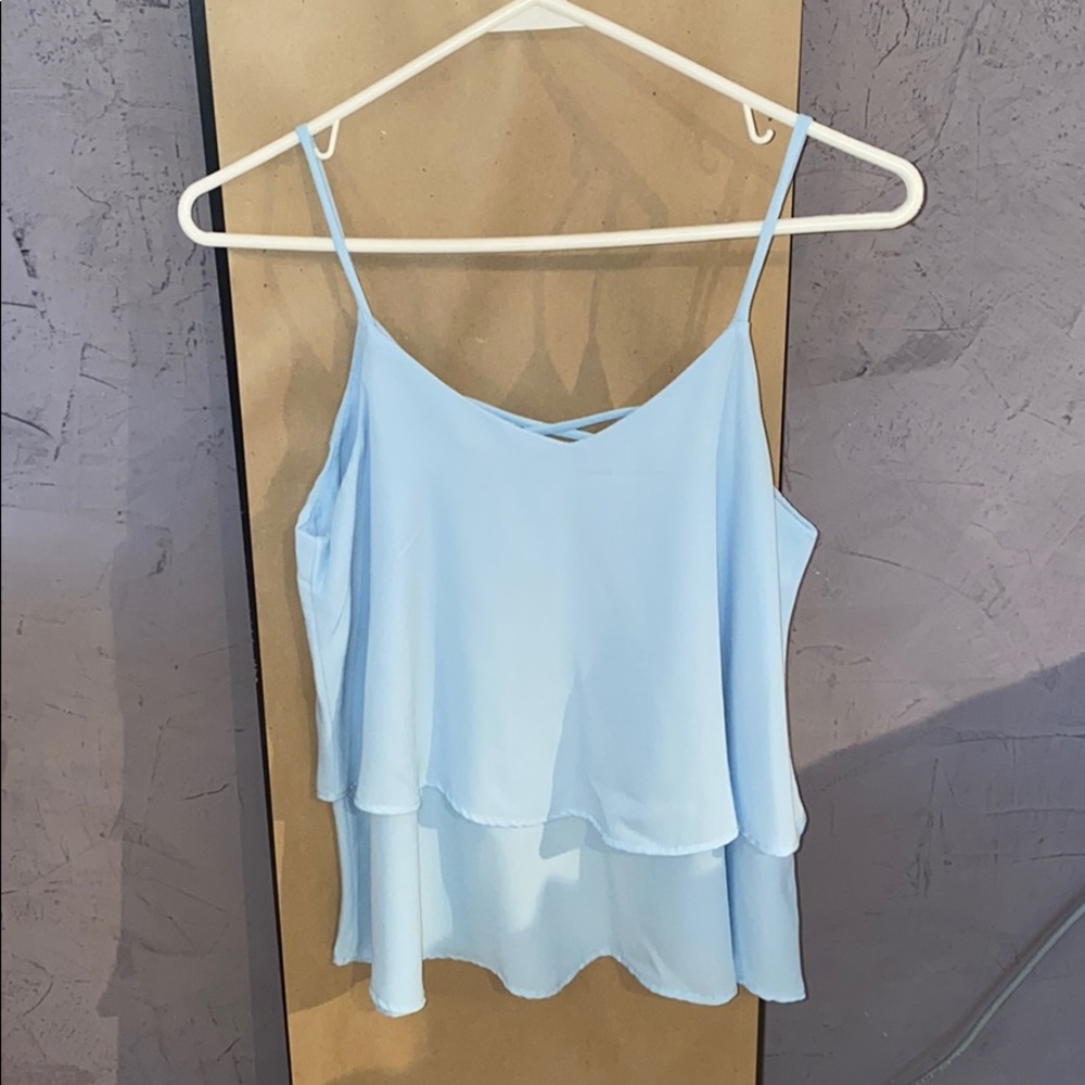 Light blue tank top